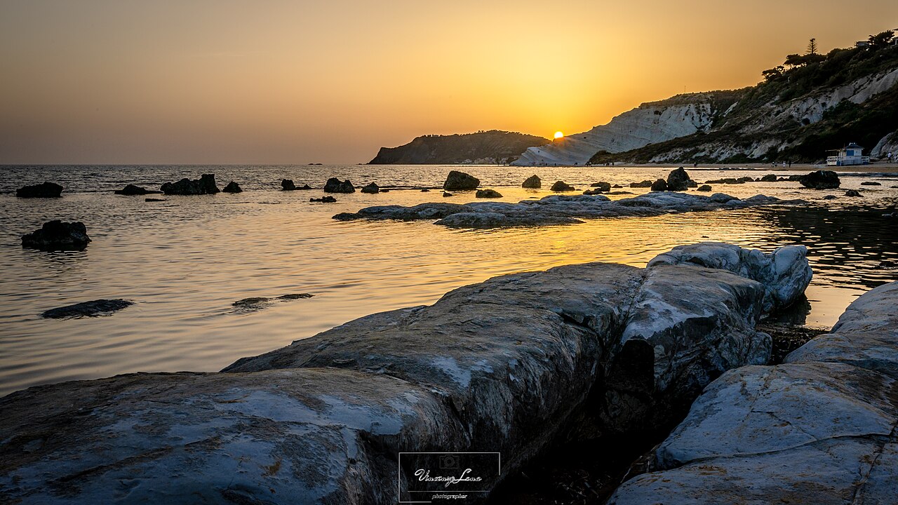 La Scala dei Turchi, la scogliera bianca vicino ad Agrigento