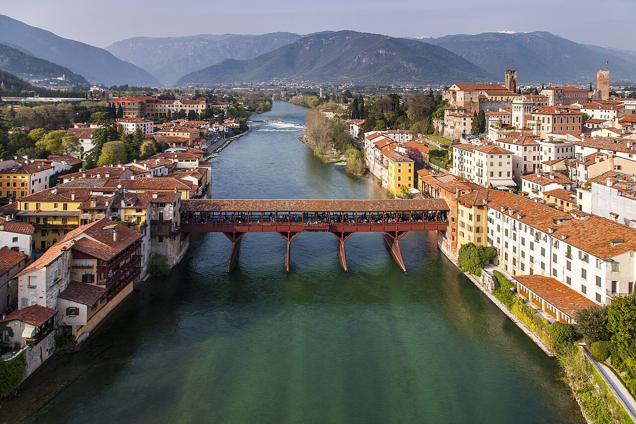 Il Ponte degli Alpini sul Brenta a Bassano del Grappa