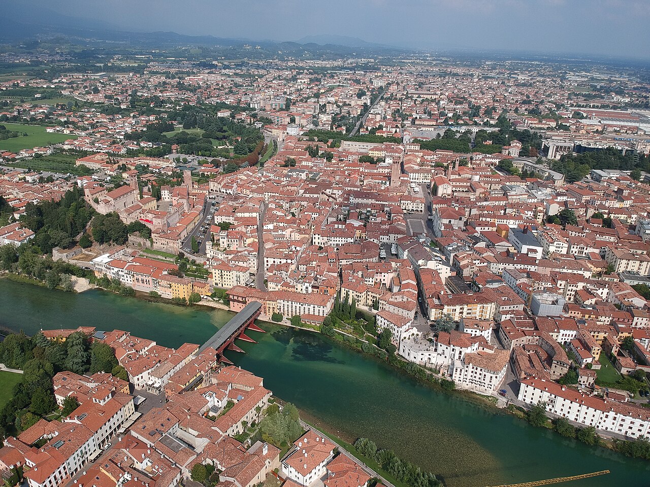 Bassano del Grappa sul Brenta