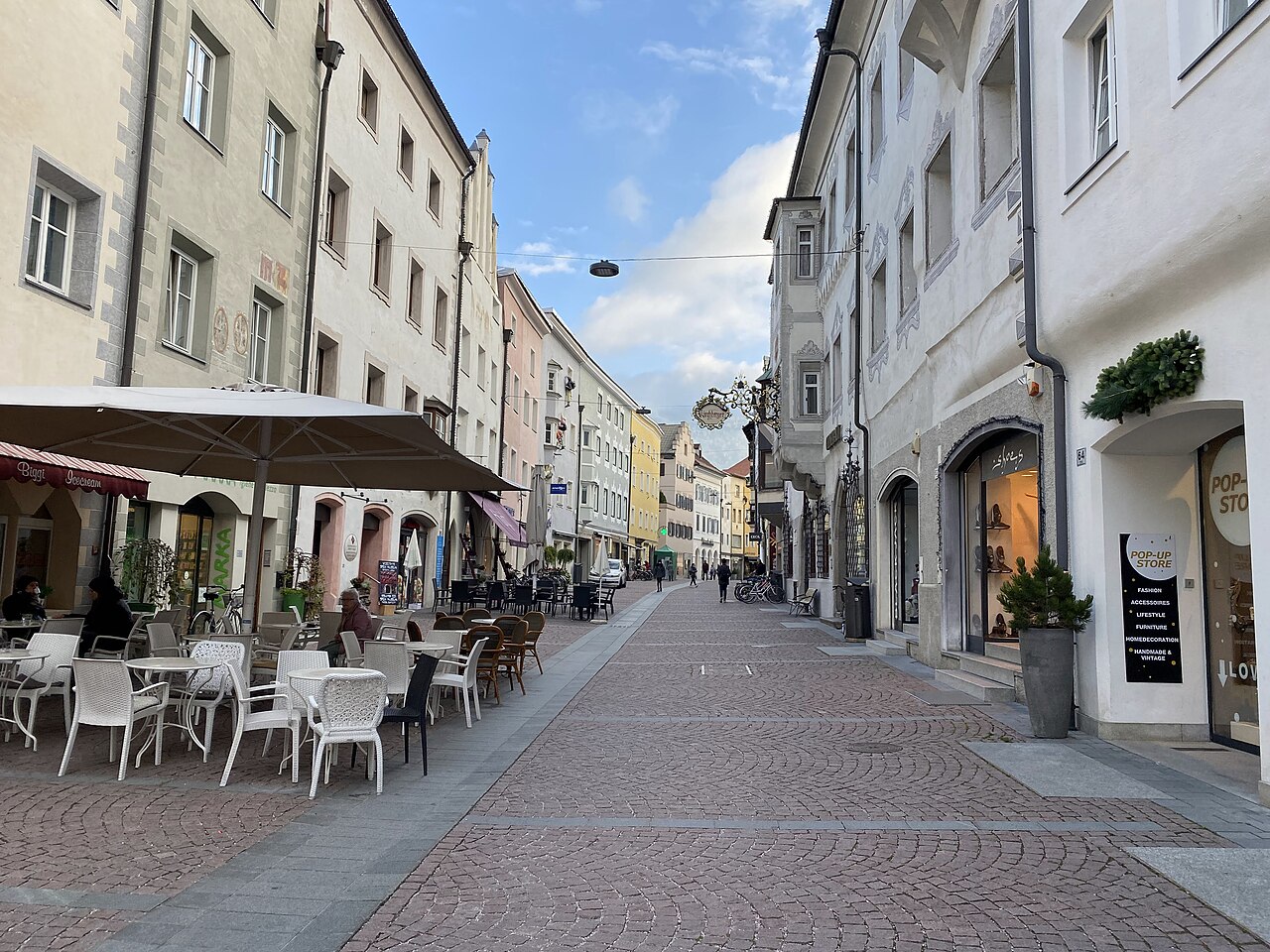 La via Centrale di Brunico