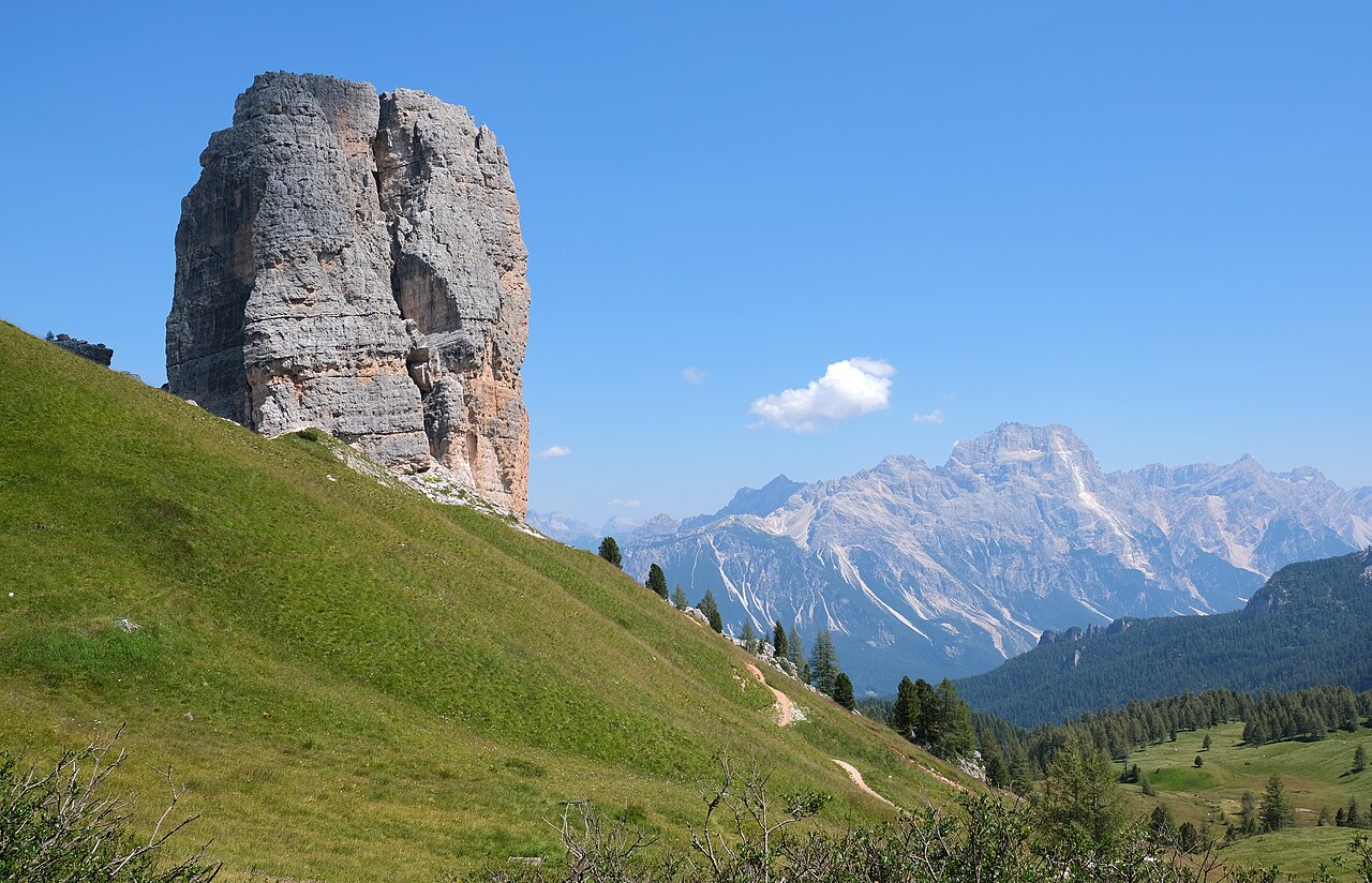 Le Cinque Torri nelle Dolomiti