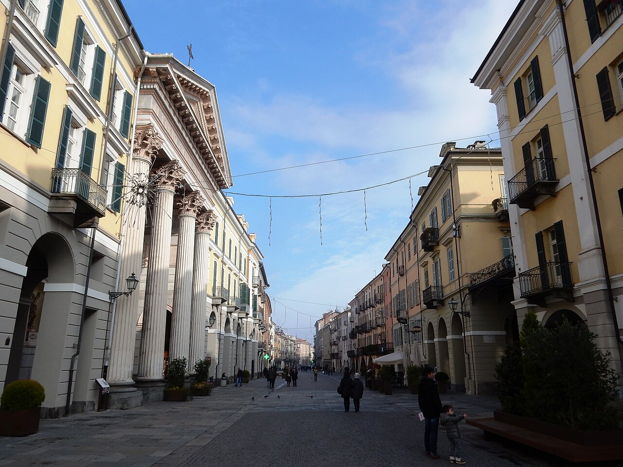 I portici di via Roma a Cuneo