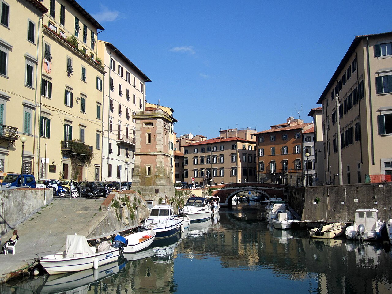 Gli scali e i fossi della Venezia Nuova a Livorno
