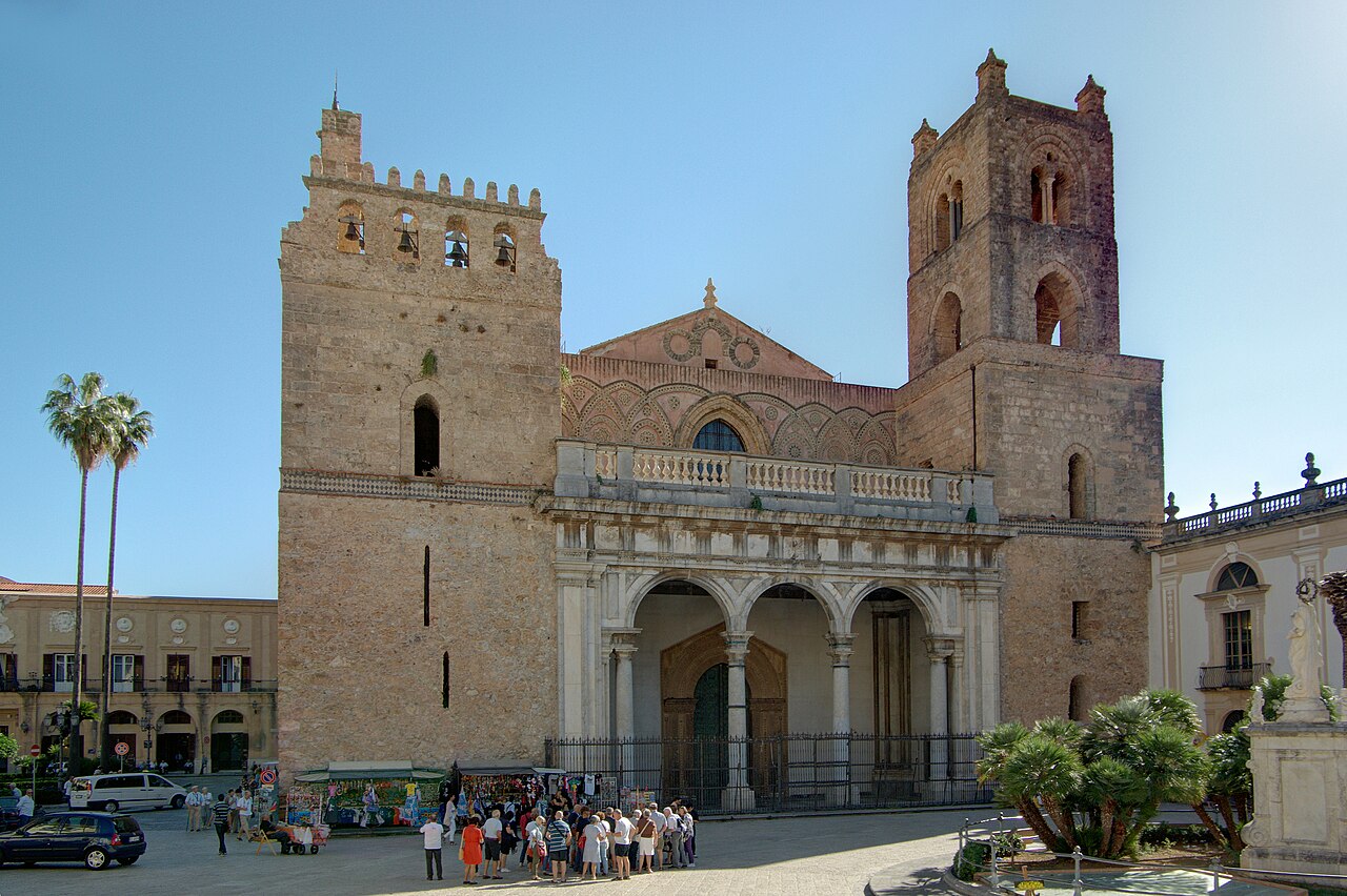 La facciata del Duomo di Monreale