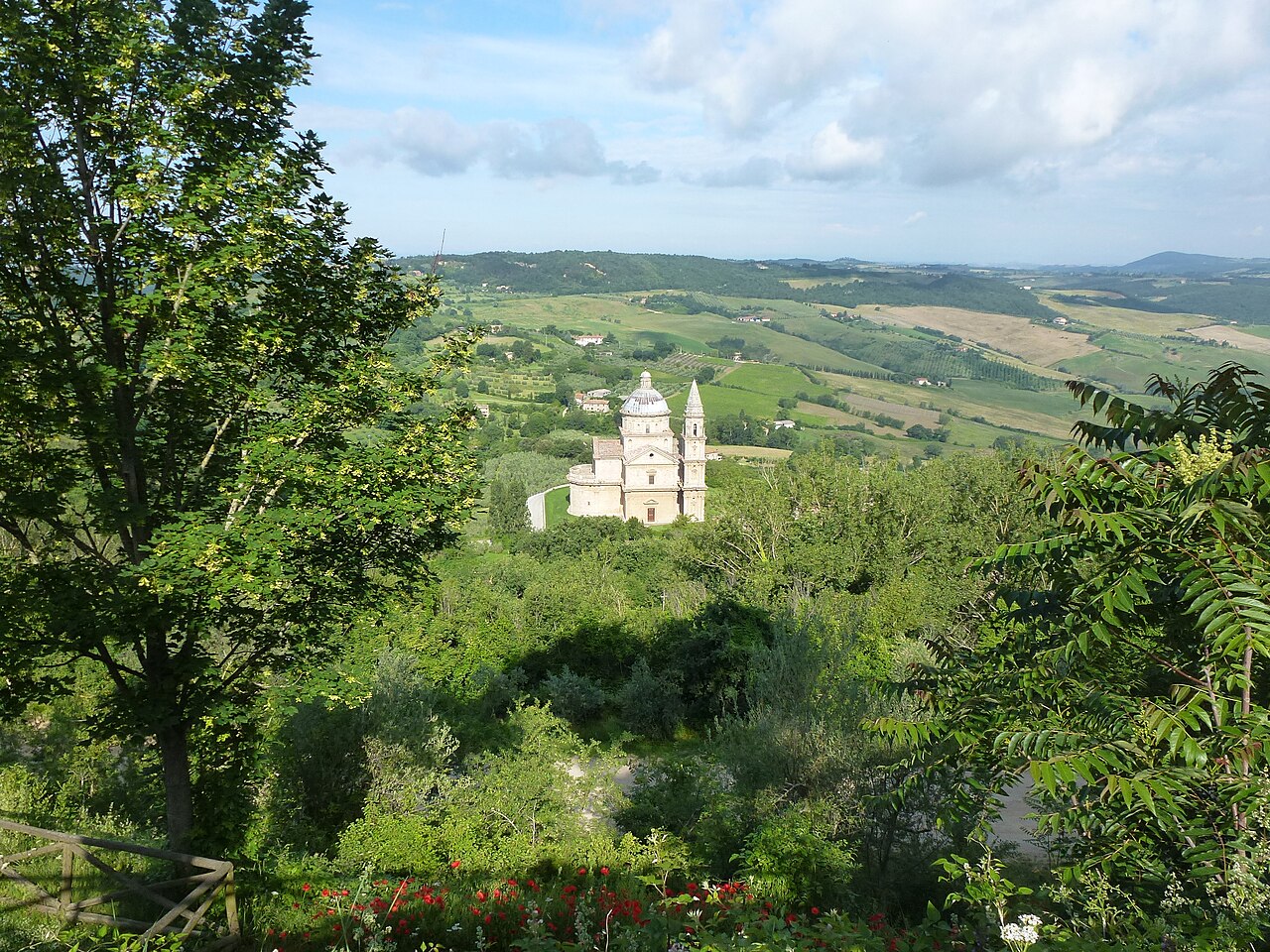 Il tempio di San Biagio a Montepulciano