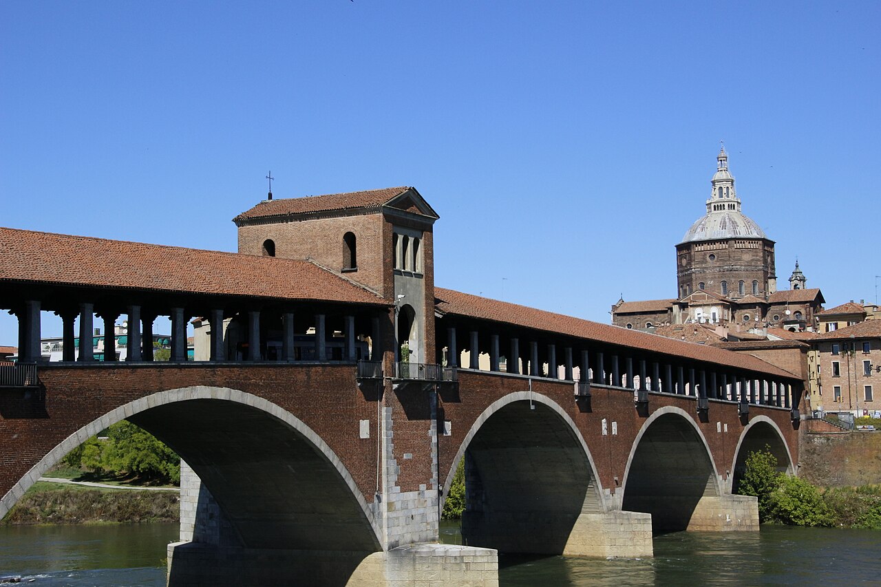 Il Ponte Coperto sul Ticino e Pavia