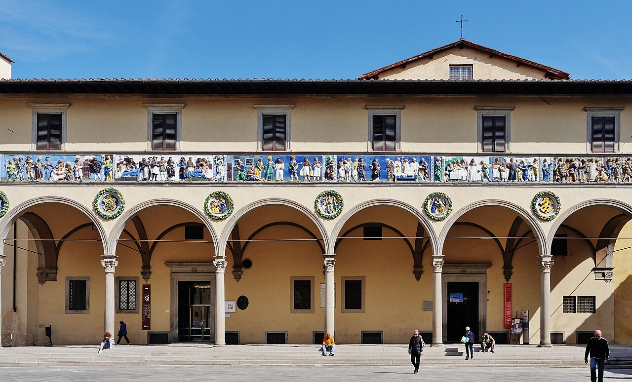Il fregio robbiano dell'Ospedale del Ceppo a Pistoia
