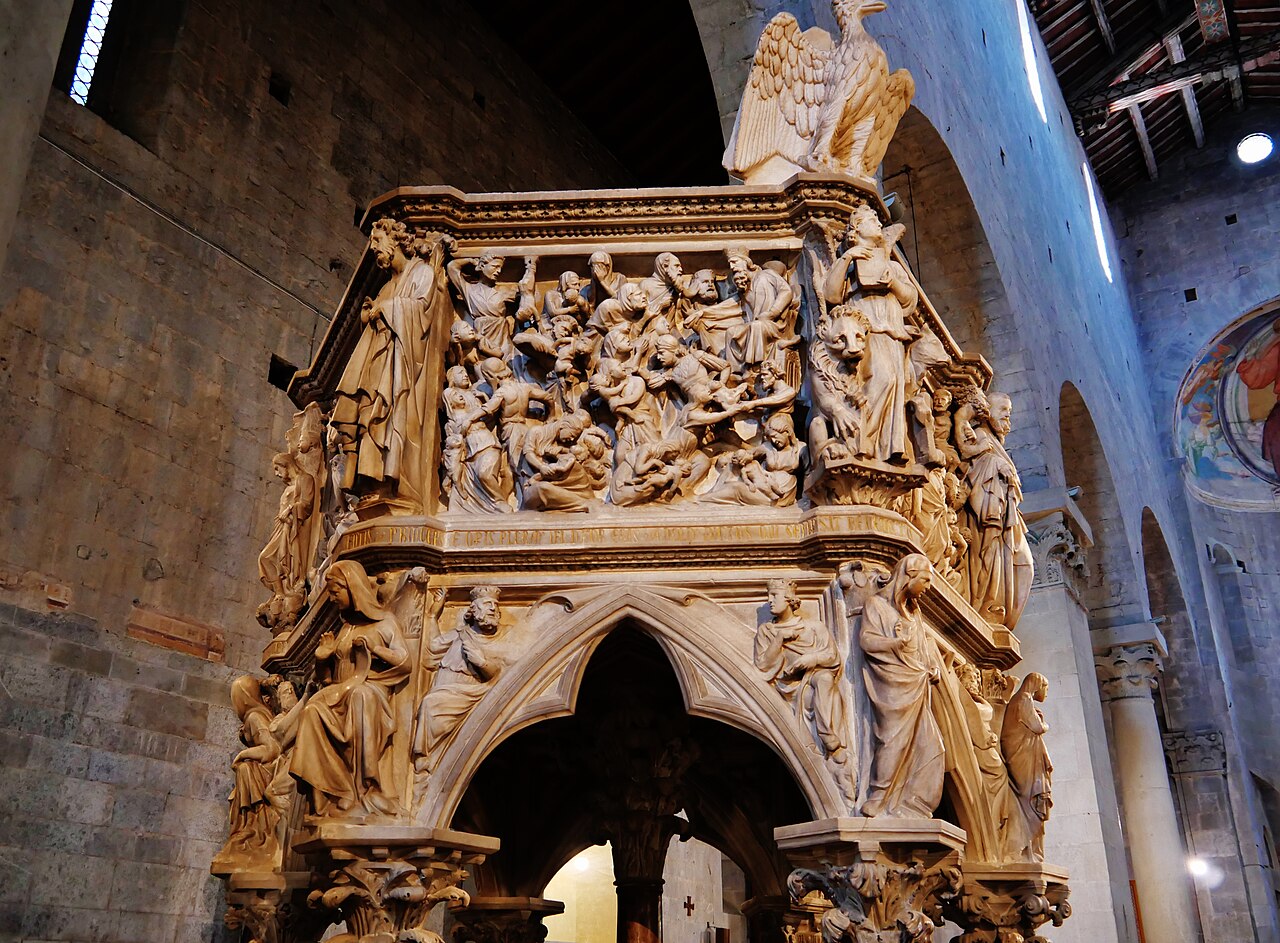 Il pulpito di Giovanni Pisano in Sant'Andrea a Pistoia