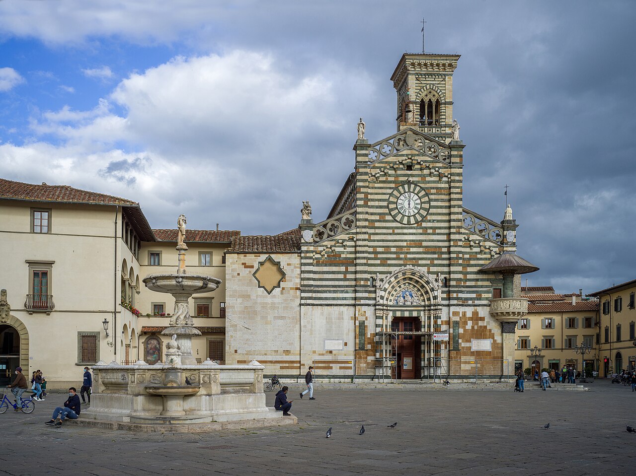 Il Duomo di Prato con il pulpito di Donatello