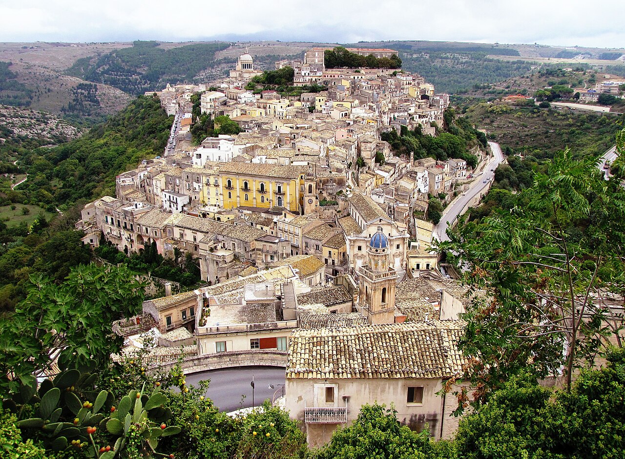 Ragusa Ibla vista dalla scalinata