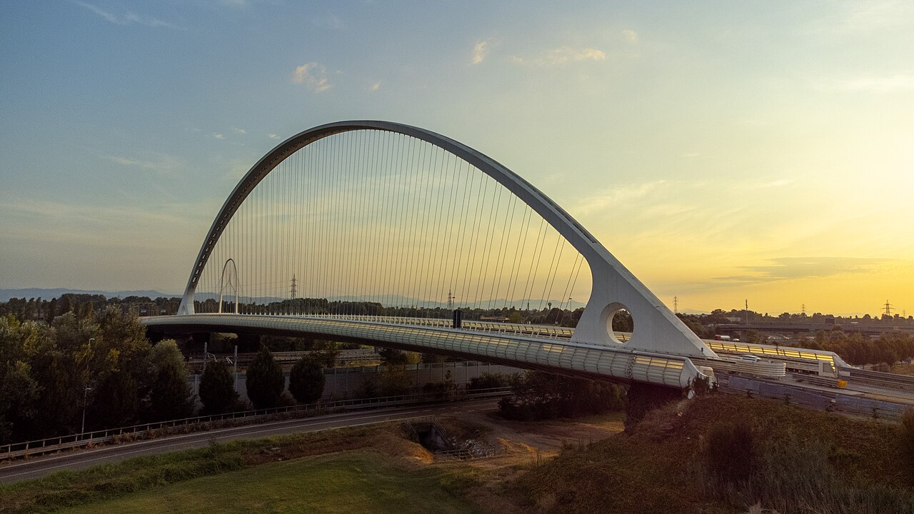 I ponti di Santiago Calatrava a Reggio Emilia