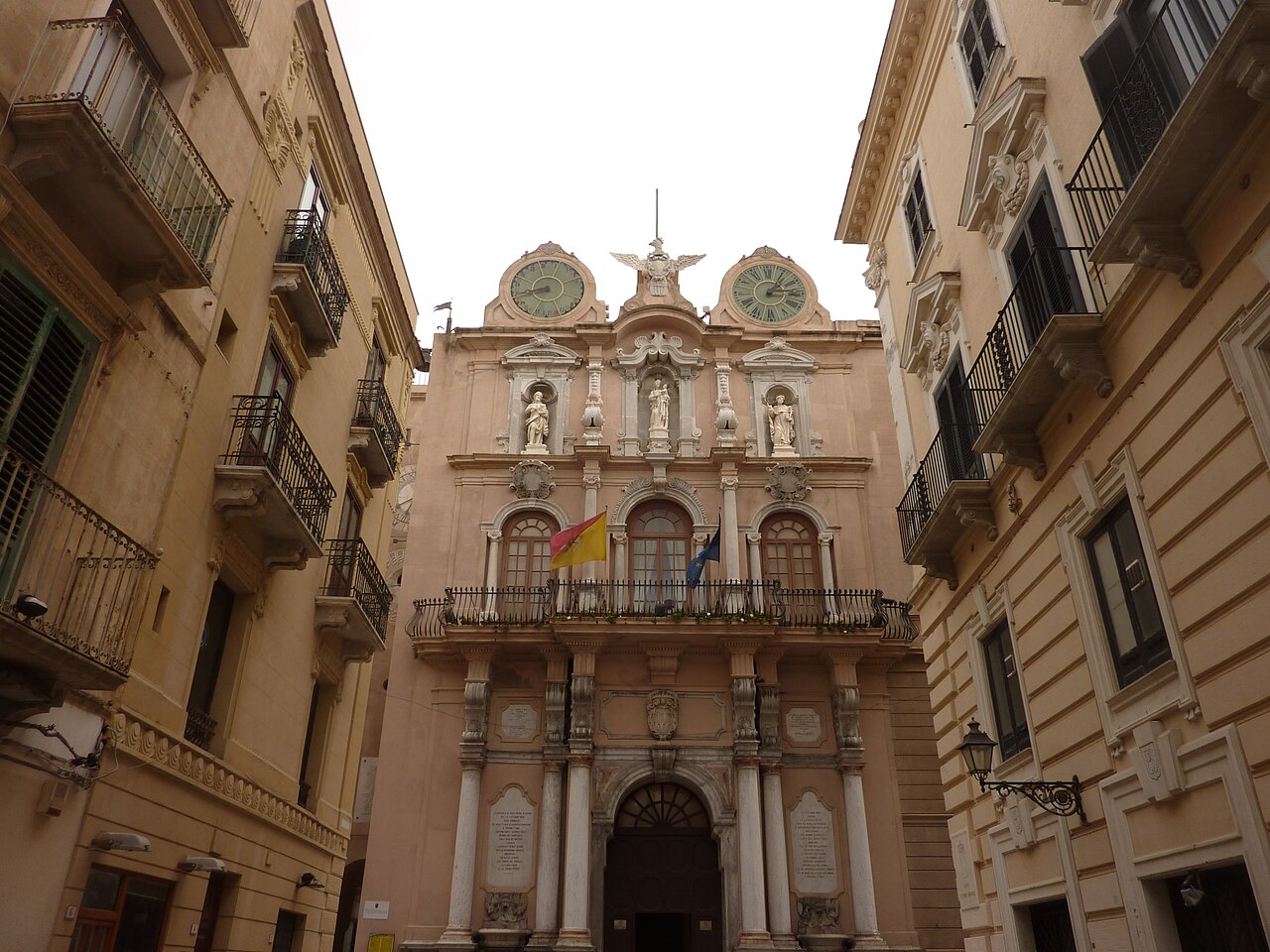 Il Palazzo Senatorio a Trapani