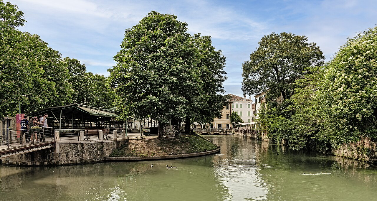 L'isola della Pescheria e i canali di Treviso
