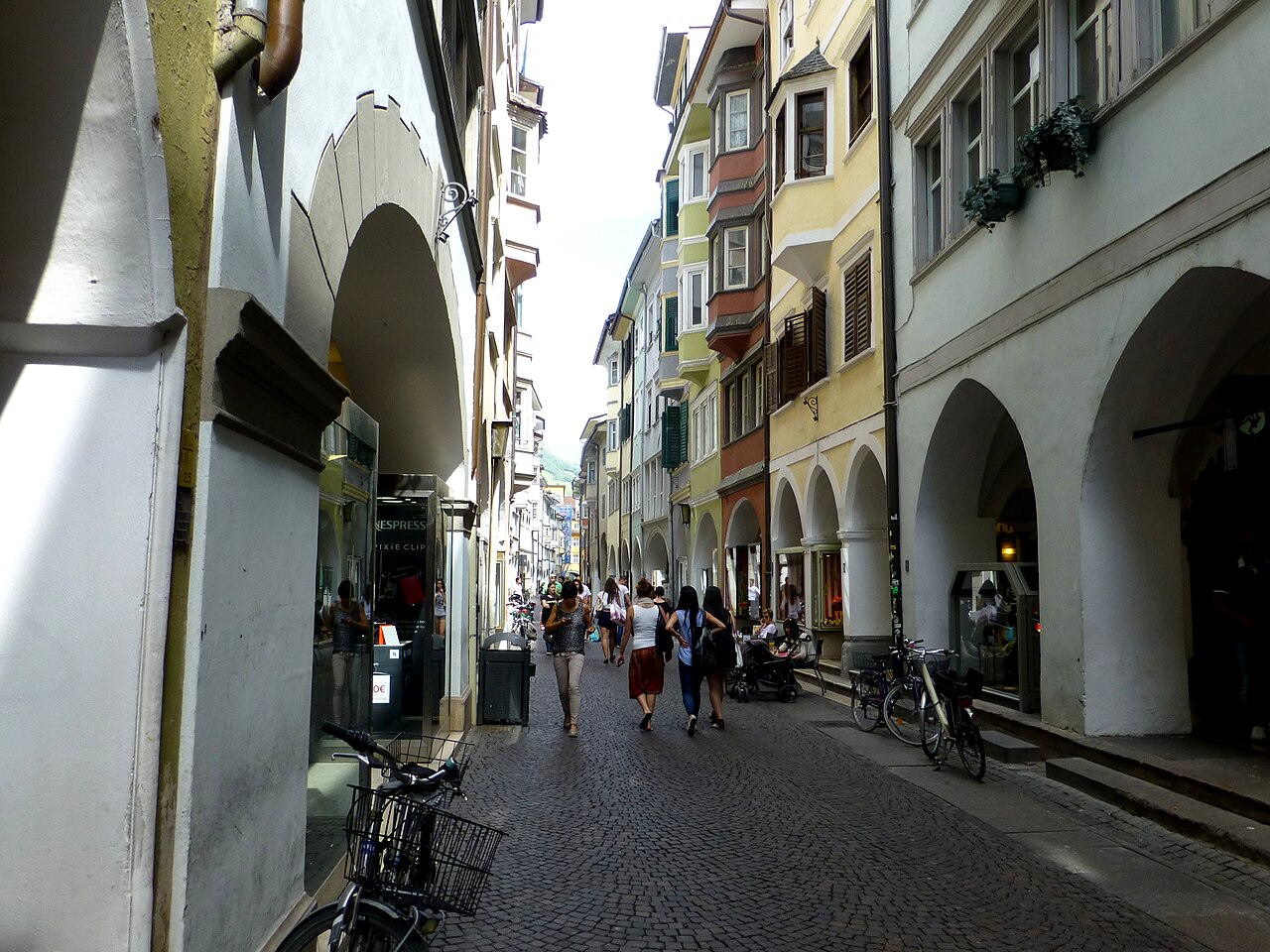 Via dei Portici, Bolzano