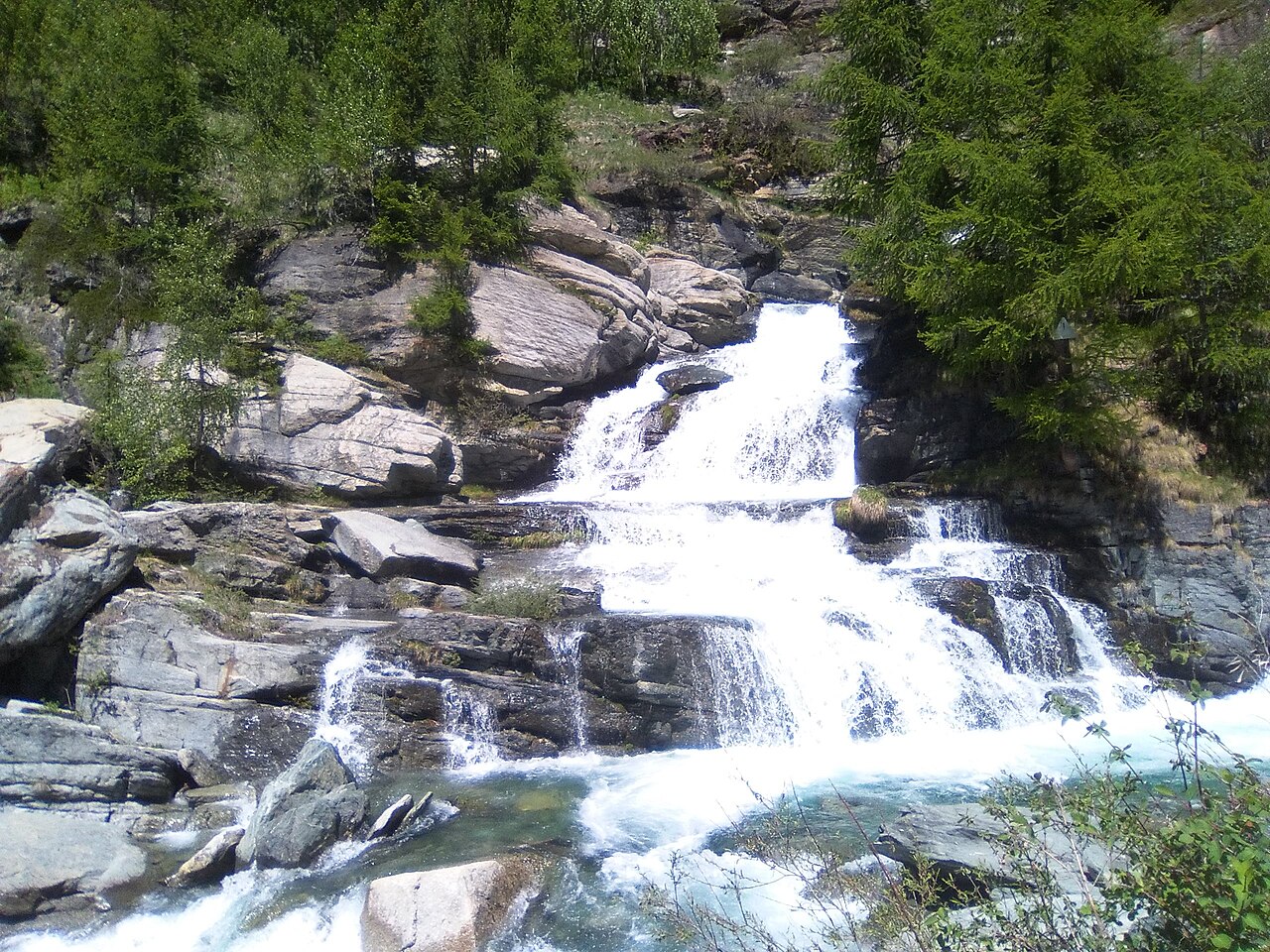 Cascate di Lillaz – primo salto, Cogne