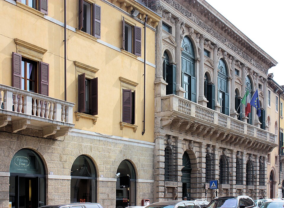 Corso Cavour e Palazzo Bevilacqua, Verona